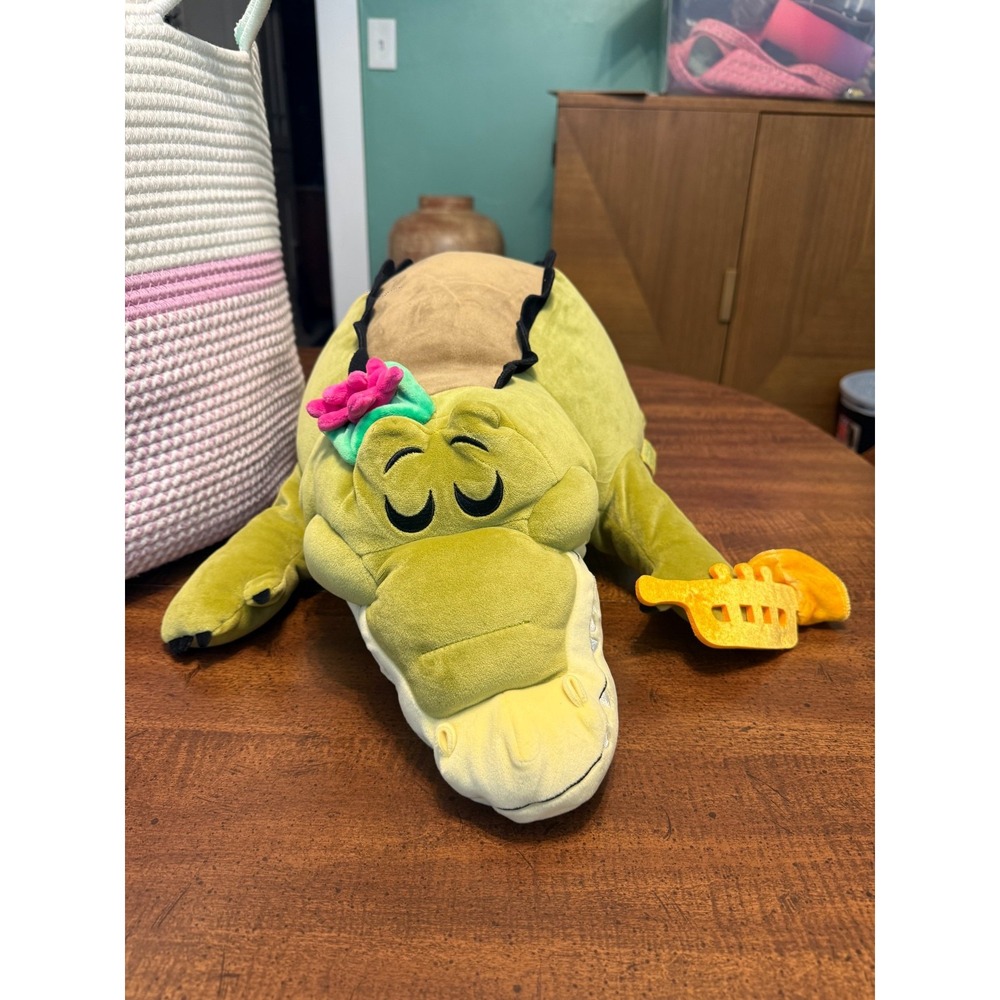 Disney Louis Cuddleez Plush Tiana Bayou Adventure Alligator